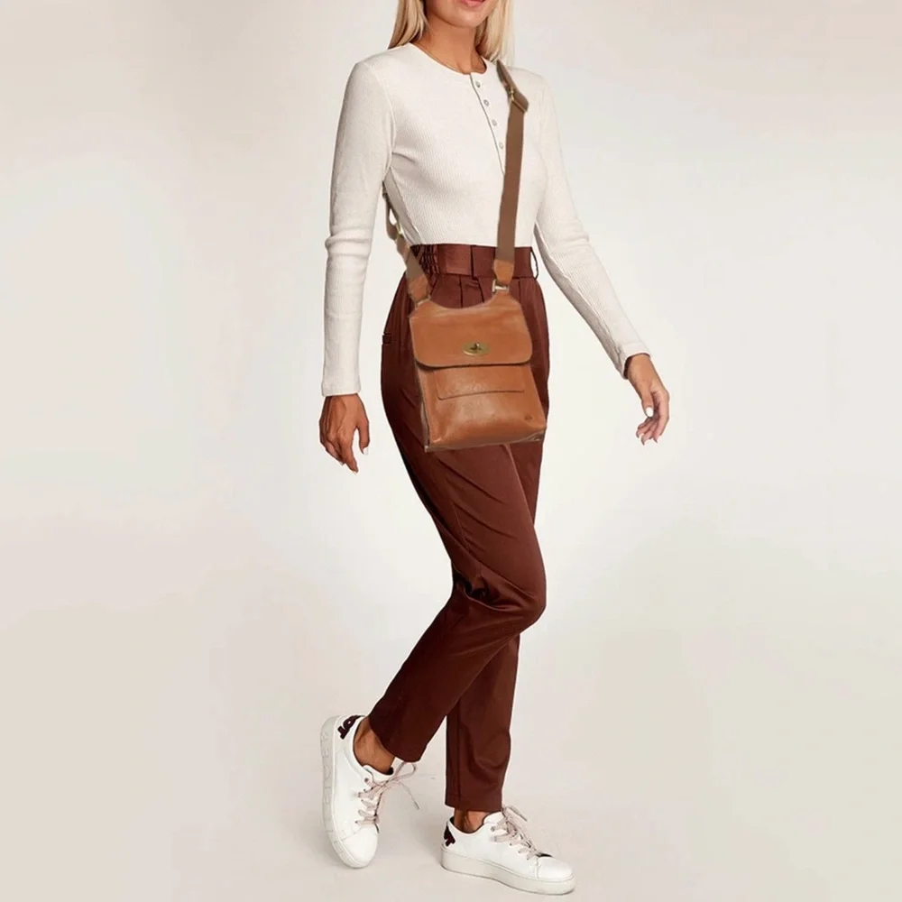 Mulberry Antony Brown Leather Messenger Bag